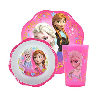 Disney Frozen 3-Piece Kids Dinnerware Set