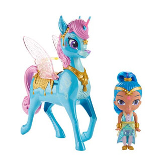 Shimmer & Shine FVF91 Shine and Magical Flying Zahra Corn, Multi-Colour