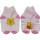Winnie the Pooh - Baby Frottee-Socken mit Anti-Rutsch Noppen, 2er Pack, rosa, Gr. 23/26