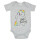 Pummeleinhorn - Baby Body, Kurzarm/grau meliert, Gr. 62/68