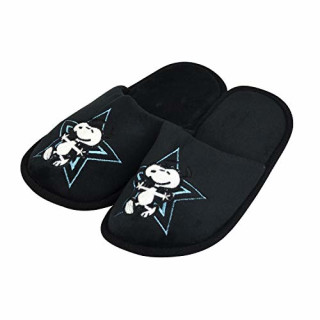 Peanuts Snoopy - Damen Hausschuhe, schwarz (38 EU)