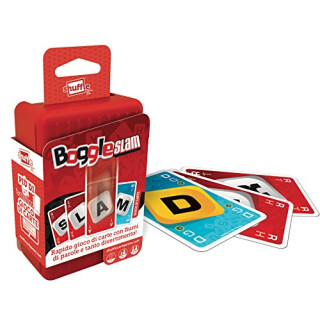 Cartamundi Shuffle Go by Carte da Gioco per Bambini, Gioco di società, Tascabile e da Viaggio - Boogle Slam