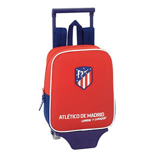 Kindergartenrucksack Atlético De Madrid "Coraje" - Offiziell - mit Trolley Safta