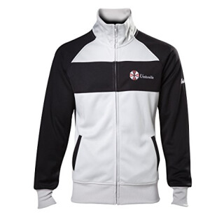 Meroncourt Herren Mens Operative Track Jacket Sweatjacke, Weiß White, X-Large