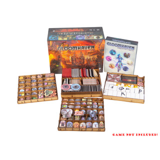 Docsmagic.de Organizer Insert for Gloomhaven + Forgotten Circles Box - Einsatz