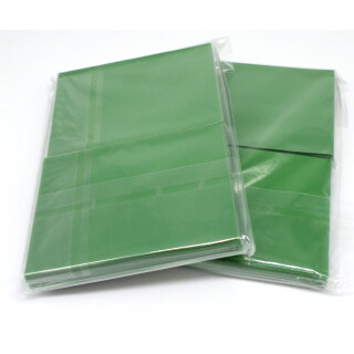 2 x 100 Docsmagic.de Double Mat Green Card Sleeves Standard Size 66 x 91 - Grün - Kartenhüllen - PKM MTG