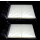 2 x 100 Docsmagic.de Double Mat Clear Card Sleeves Standard Size 66 x 91 - Klar Durchsichtig - Kartenhüllen - PKM MTG