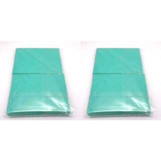 2 x 100 Docsmagic.de Double Mat Mint Card Sleeves Standard Size 66 x 91 - Aqua - Kartenhüllen - PKM MTG