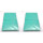 2 x 100 Docsmagic.de Double Mat Mint Card Sleeves Standard Size 66 x 91 - Aqua - Kartenhüllen - PKM MTG
