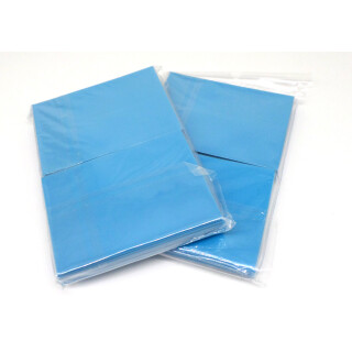2 x 100 Docsmagic.de Double Mat Light Blue Card Sleeves Standard Size 66 x 91 - Hellblau - Kartenhüllen - PKM MTG