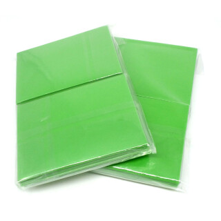 2 x 100 Docsmagic.de Double Mat Light Green Card Sleeves Standard Size 66 x 91 - Hellgrün - Kartenhüllen - PKM MTG