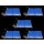 5 x 100 Docsmagic.de Double Mat Blue Card Sleeves Standard Size 66 x 91 - Blau - Kartenhüllen - PKM MTG