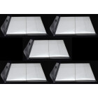 5 x 100 Docsmagic.de Double Mat White Card Sleeves...