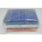 5 x 100  Docsmagic.de Double Mat Card Sleeves Standard Size 66 x 91 - Blue Yellow Pink Mint White - Kartenhüllen - PKM MTG