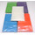 5 x 100  Docsmagic.de Double Mat Card Sleeves Standard Size 66 x 91 - Clear Light Blue Light Green Purple Orange - Kartenhüllen - PKM MTG