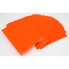 100 Docsmagic.de Mat Orange Card Sleeves Standard Size 66...