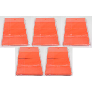 5 x 100 Docsmagic.de Mat Orange Card Sleeves Standard Size 66 x 91 - Kartenhüllen - PKM MTG