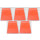 5 x 100 Docsmagic.de Mat Orange Card Sleeves Standard Size 66 x 91 - Kartenhüllen - PKM MTG