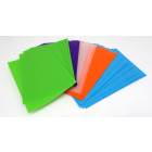 5 x 100  Docsmagic.de Mat Card Sleeves Standard Size 66 x 91 - Clear Light Blue Light Green Purple Orange - Kartenhüllen - PKM MTG