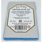 5 x 100  Docsmagic.de Mat Card Sleeves Standard Size 66 x 91 - Clear Light Blue Light Green Purple Orange - Kartenhüllen - PKM MTG