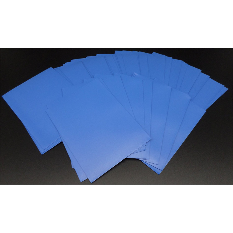 Bleu docsmagic.de 4 x 60 Double Mat Blue Card Sleeves Small Size 62 x 89 YGO Mini Pochettes 