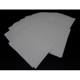 60 Docsmagic.de Double Mat White Card Sleeves Small Size 62 x 89 - Weiss - Mini Kartenhüllen - YGO