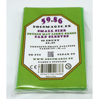 60 Docsmagic.de Double Mat Light Green Card Sleeves Small Size 62 x 89 - Hellgrün - Mini Kartenhüllen - YGO