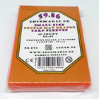 60 Docsmagic.de Double Mat Orange Card Sleeves Small Size...