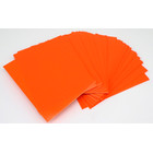 60 Docsmagic.de Double Mat Orange Card Sleeves Small Size 62 x 89 - Mini Kartenhüllen - YGO