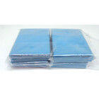 4 x 60 Docsmagic.de Double Mat Light Blue Card Sleeves Small Size 62 x 89 - Hellblau - Mini Kartenhüllen - YGO