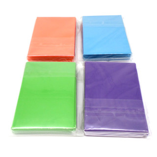 4 x 60 Docsmagic.de Double Mat Card Sleeves Small Size 62 x 89 - Light Blue Light Green Purple Orange - YGO - Mini Kartenhüllen