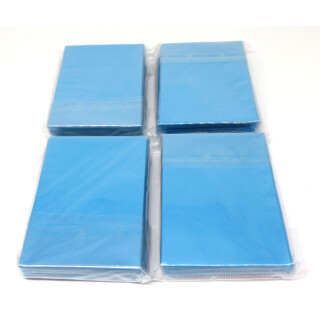 4 x 60 Docsmagic.de Mat Light Blue Card Sleeves Small Size 62 x 89 - Hellblau - Mini Kartenhüllen - YGO