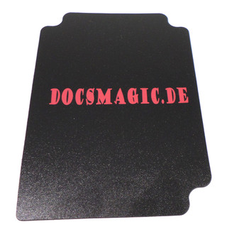 Docsmagic.de Deck Box Full Black + Card Divider - Kartenbox Schwarz - PKM YGO MTG
