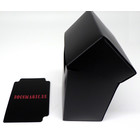 Docsmagic.de Deck Box Full Black + Card Divider - Kartenbox Schwarz - PKM YGO MTG