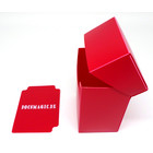Docsmagic.de Deck Box Full Red + Card Divider - Kartenbox Rot - PKM YGO MTG