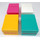 Docsmagic.de Deck Box Mix - Full White, Yellow, Mint, Pink- 4 Count - PKM YGO MTG