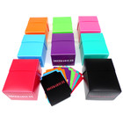 Docsmagic.de Deck Box Mix - Full Black, Red, Mint, Pink, Light Blue, Light Green, Purple, Orange - 8 Count - PKM YGO MTG