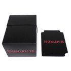 Docsmagic.de Deck Box Full + 100 Double Mat Black Sleeves...