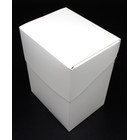 Docsmagic.de Deck Box Full + 100 Double Mat White Sleeves Standard - Kartenbox & Kartenhüllen Weiss - PKM MTG