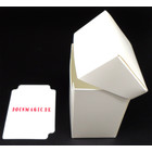 Docsmagic.de Deck Box Full + 100 Double Mat White Sleeves Standard - Kartenbox & Kartenhüllen Weiss - PKM MTG