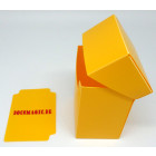 Docsmagic.de Deck Box Full + 100 Double Mat Yellow Sleeves Standard - Kartenbox & Kartenhüllen Gelb - PKM MTG