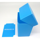 Docsmagic.de Deck Box Full + 100 Double Mat Light Blue Sleeves Standard - Kartenbox & Kartenhüllen Hellblau - PKM MTG