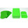 Docsmagic.de Deck Box Full + 100 Double Mat Light Green Sleeves Standard - Kartenbox & Kartenhüllen Hellgrün - PKM MTG