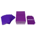 Docsmagic.de Deck Box Full + 100 Double Mat Purple Sleeves Standard - Kartenbox & Kartenhüllen Lila - PKM MTG