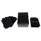 Docsmagic.de Deck Box Full + 60 Double Mat Black Sleeves Small Size - Kartenbox & Kartenhüllen Schwarz - YGO