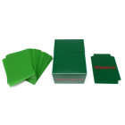 Docsmagic.de Deck Box Full + 60 Double Mat Green Sleeves Small Size - Kartenbox & Kartenhüllen Grün - YGO