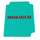 Docsmagic.de Deck Box Full + 60 Double Mat Mint Sleeves Small Size - Kartenbox & Kartenhüllen Aqua - YGO