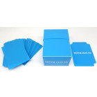 Docsmagic.de Deck Box Full + 60 Double Mat Light Blue Sleeves Small Size - Kartenbox & Kartenhüllen Hellblau - YGO