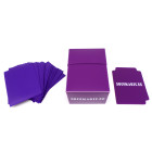 Docsmagic.de Deck Box Full + 60 Double Mat Purple Sleeves Small Size - Kartenbox & Kartenhüllen Lila - YGO