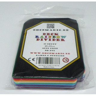 25 Docsmagic.de Trading Card Deck Divider Black Blue Green Red White Yellow Mint Pink Purple Orange Light - Kartentrenner MTG PKM YGO